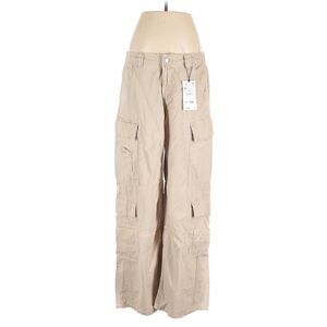 ZARA Khaki Cargo Pants - US 8